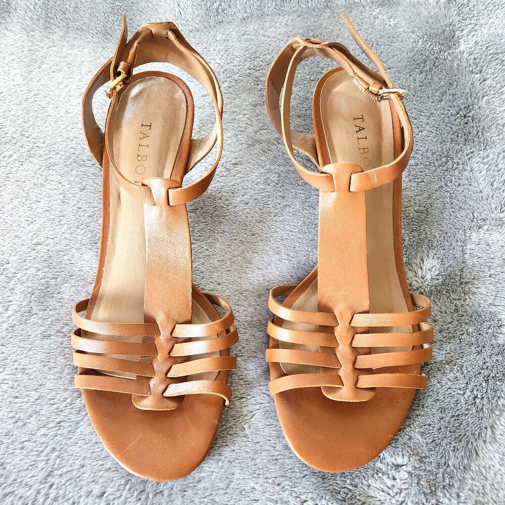 Talbots Tan Strappy Sandals